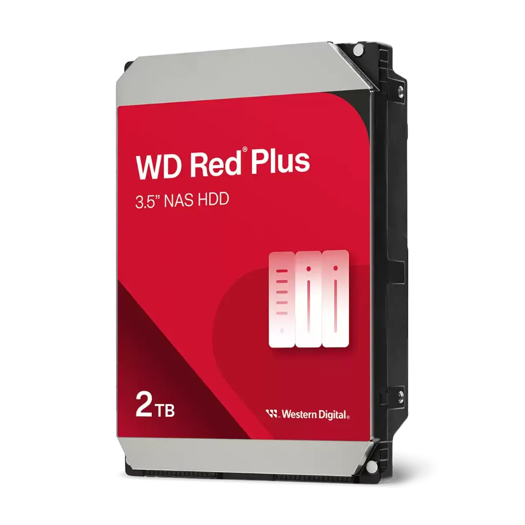 3.5" Sata WD Red Plus 2TB, 64MB, 5400
