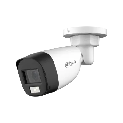 [HAC-HFW1200CL-IL-A] Dahua DH-HAC-HFW1200CLP-IL-A-0360B-S6 2MP HDCVI Bullet Smart Dual Light with Built-in Mic Camera